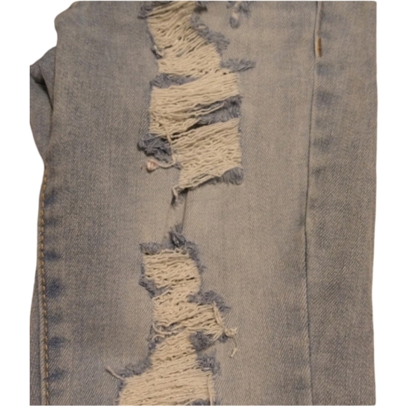 Aeropostale ripped distressed light jeans size 000R - Picture 3 of 3